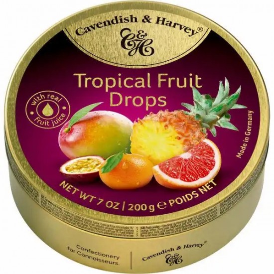 Cavendish & Harvey Tropical Fruit Drops 200g