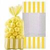 Sunshine Yellow Cello Sweet Bags - 27cm