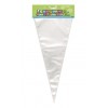 Large Clear Cone Cello Bags with Twist Ties 25CT