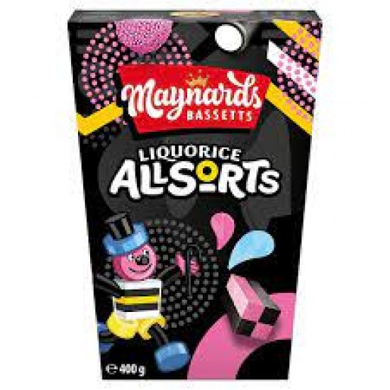 Maynards Bassetts Liquorice Allsorts (400g)